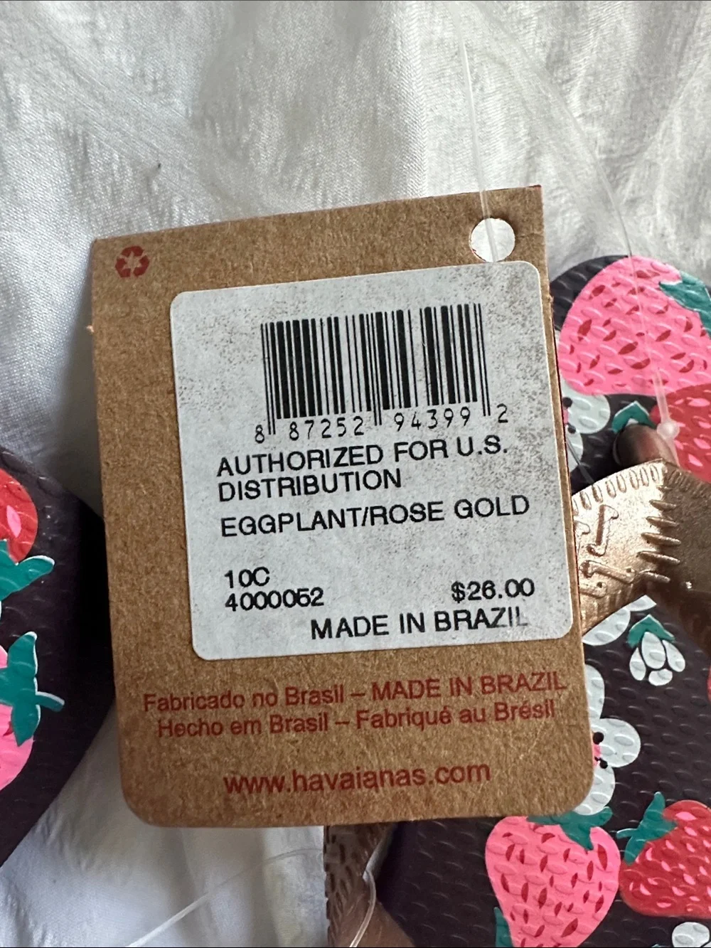 Havianas Little girls flip Flops